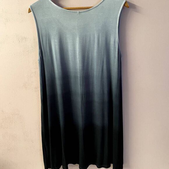Final Touch Blue Ombre Tank Dress Size M GUC - Picture 3 of 10